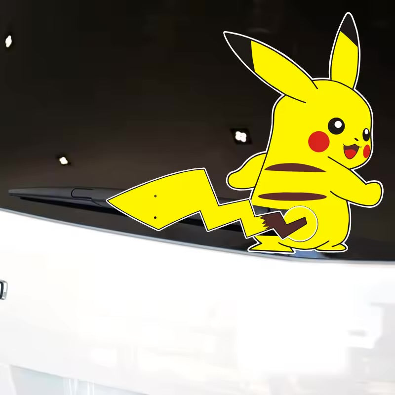 Pokemon Pikachu Reflective Windshield Wiper Stickers