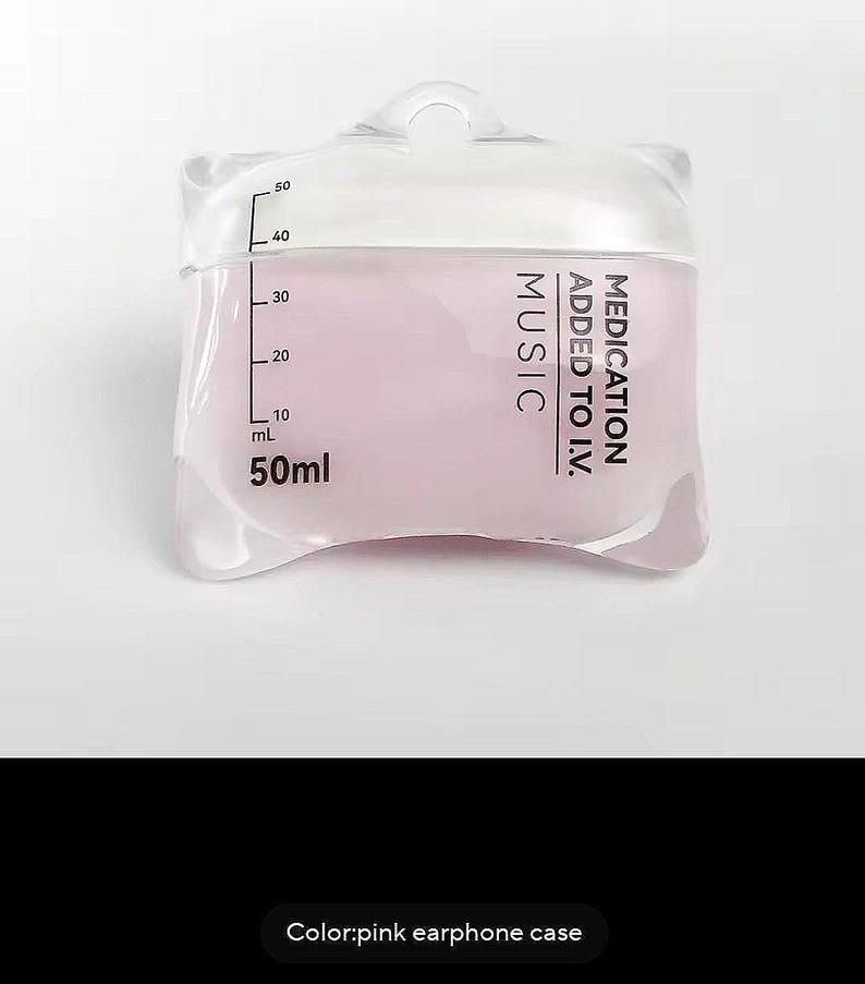 Quirky IV Drip AirPods Case with Metal Stand