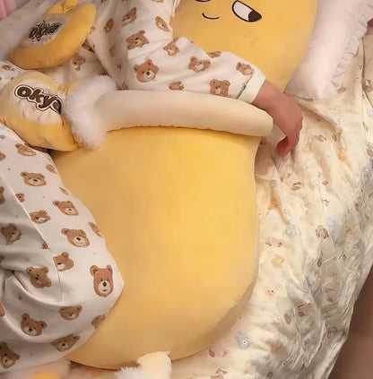 Interactive Mango Plush Body Pillow Cuddle with Remote Controlled Heating or Motion
