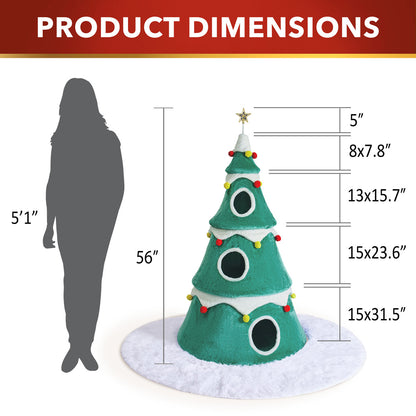 Meowy Christmas Tree Topper – Cat and Star Holiday