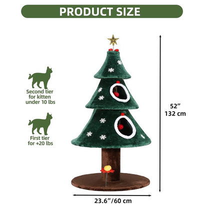Meowy Christmas Tree Topper – Cat and Star Holiday