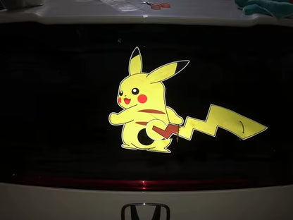 Pokemon Pikachu Reflective Windshield Wiper Stickers
