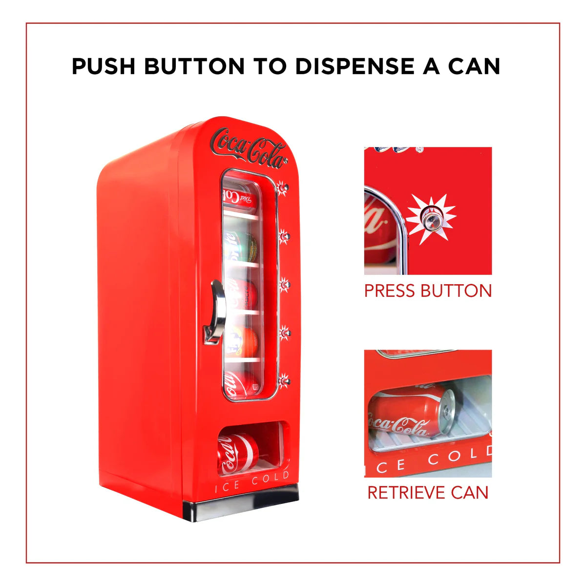 Coca-Cola Vending Machine Mini Fridge