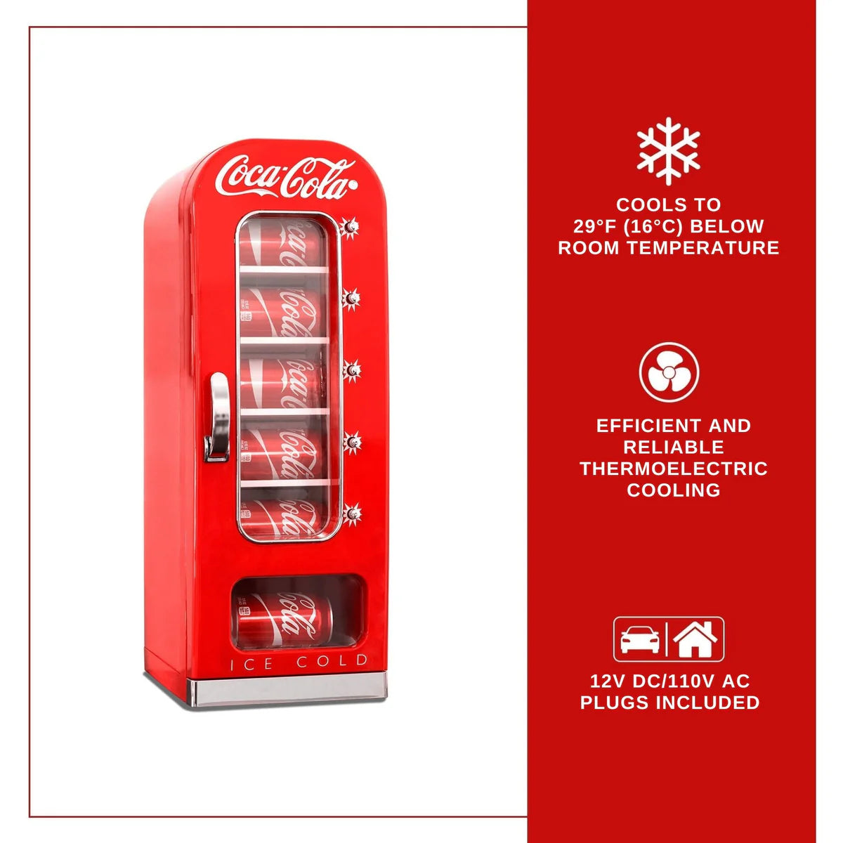 Coca-Cola Vending Machine Mini Fridge