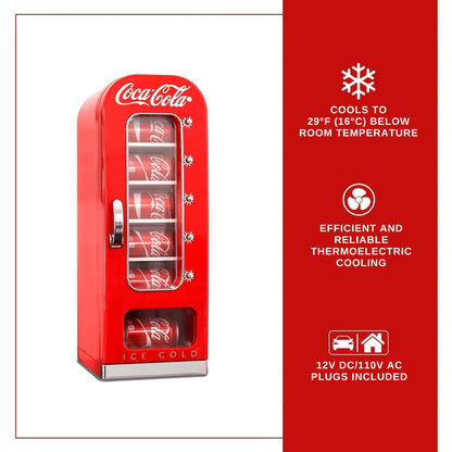 Coca-Cola Vending Machine Mini Fridge