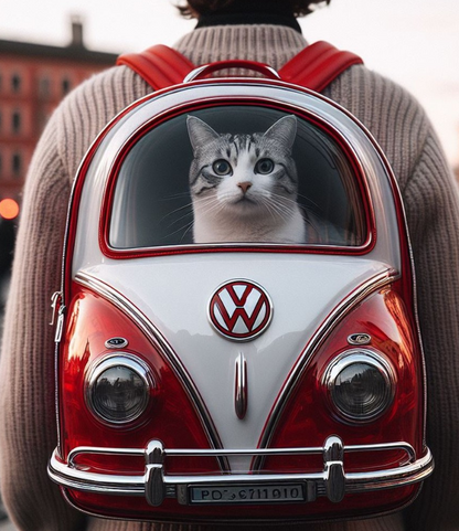 Limited Volkswagen Shaped Cat Carrier Backpack